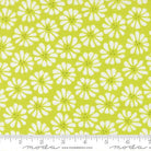 Pick Me Lazy Daisy Lime Green - 22491 15 - Moda Fabrics - Nebraska Quilt Company - F251324