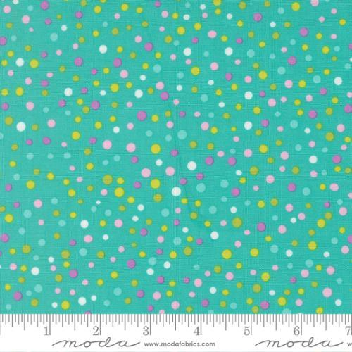 Pick Me Little Dot Aqua Teal - 22495 14 - Moda Fabrics - Nebraska Quilt Company - F251340