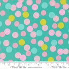 Pick Me Playful Dot Aqua Teal - 22494 14 - Moda Fabrics - Nebraska Quilt Company - F251336