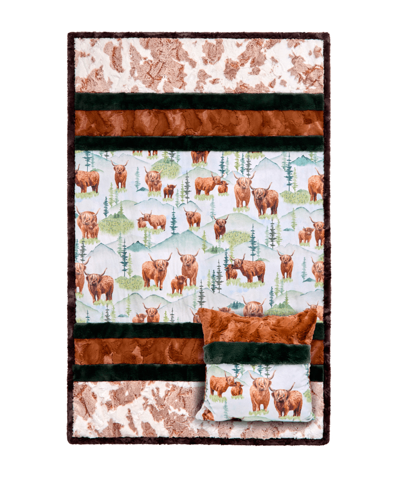 Picture Perfect Cuddle® Kit Cuddle Cattle Co - Nebraska Quilt Company - Picture Perfect Cuddle® Kit Cuddle Cattle Co