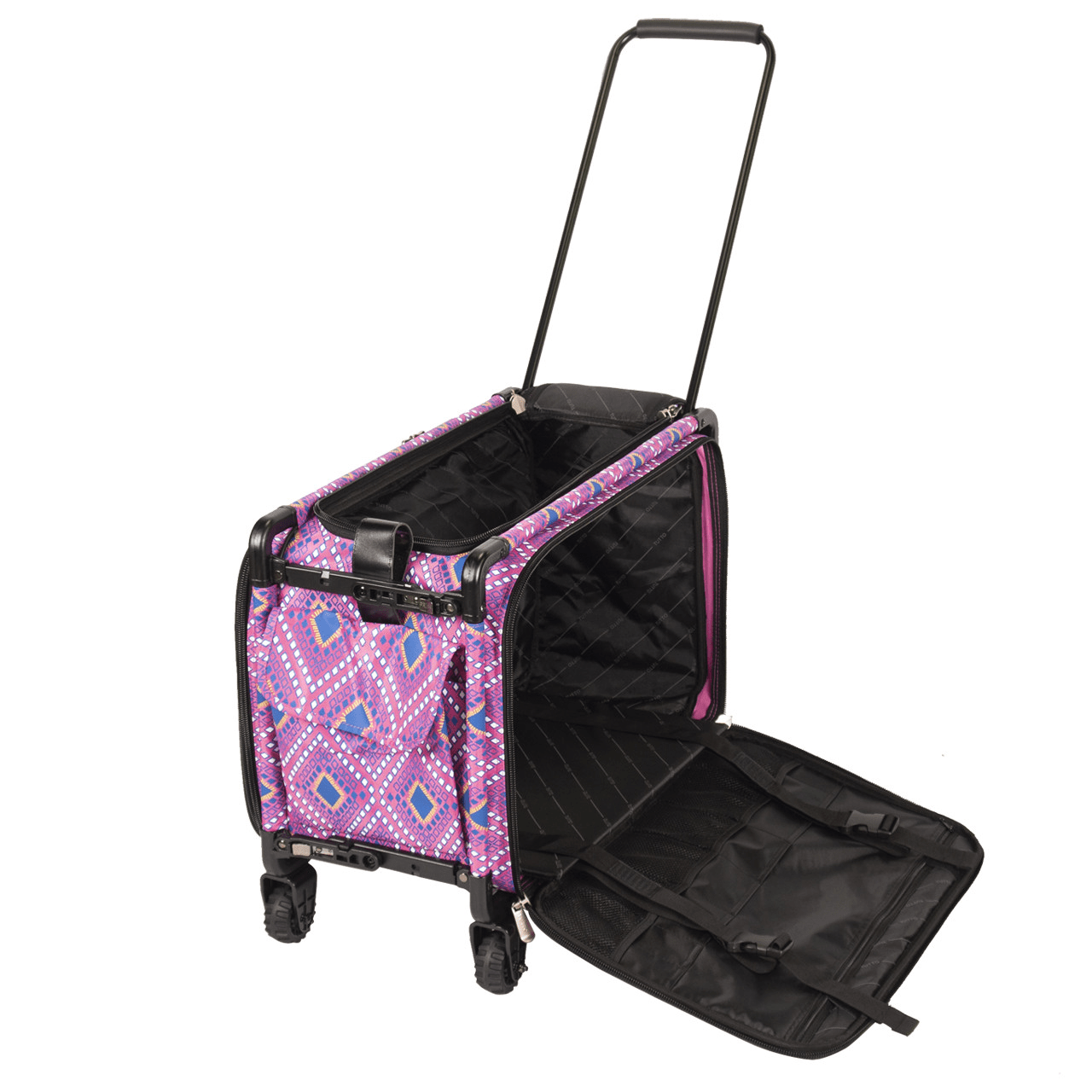 Pink Modern Large Machine On Wheels - Nebraska Quilt Company - N08476