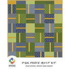Pink Peace Quilt Kit featuring Woof and Warp - Nebraska Quilt Company - K2502189