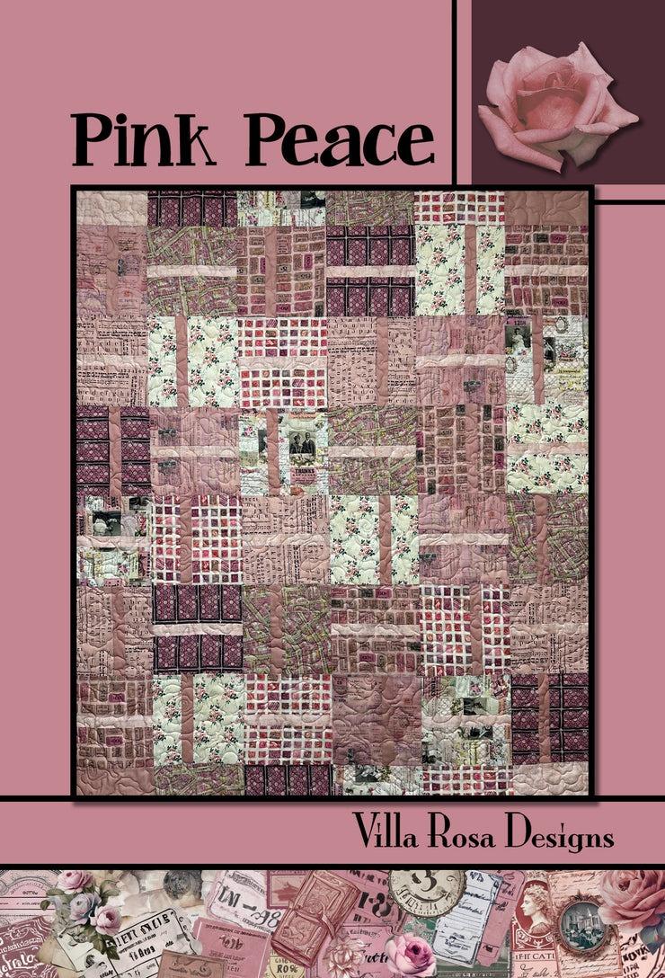 Pink Peace Quilt Pattern - Nebraska Quilt Company - PUB250667