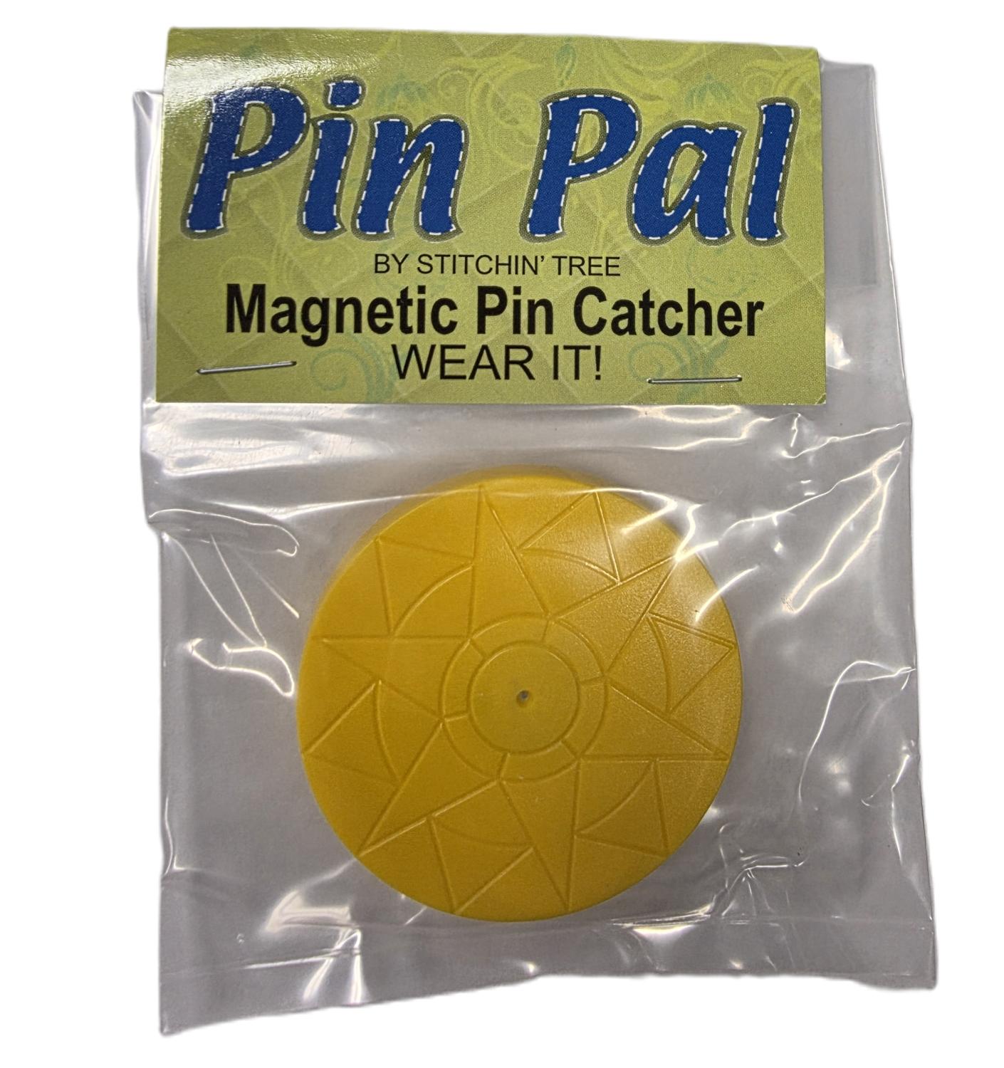 PinPal Magnetic Pin Catcher Compass Yellow - Nebraska Quilt Company - N2502442