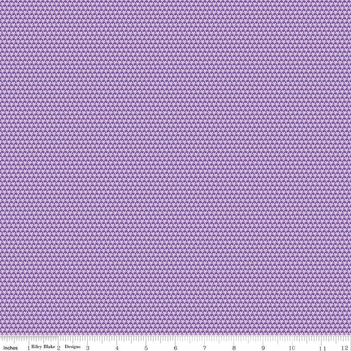 Plum Petals Houndstooth Lilac - C15646 - LILAC - Riley Blake Designs - Nebraska Quilt Company - F2401166