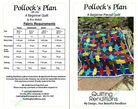 Pollock's Plan Pattern - Nebraska Quilt Company - PUB07627