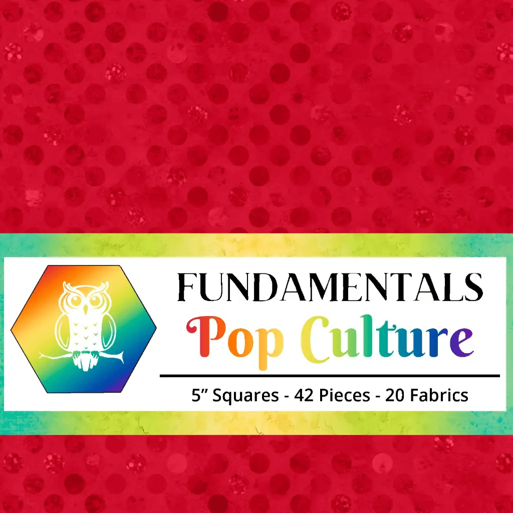 Pop Culture 5" Squares Multi 42 Pieces - Nebraska Quilt Company - PC260449