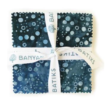 Pop Dots 5" Squares Multi 40 Pieces - Nebraska Quilt Company - Pop Dots 5" Squares Multi 40 Pieces