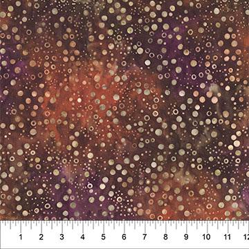 Pop Dots Burgundy Multi - 81900 - 29 - Banyan Batiks - Nebraska Quilt Company - F250542