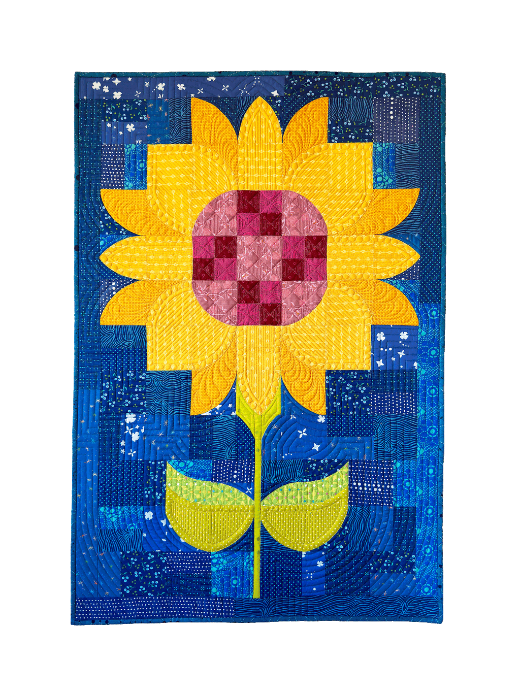 Posh Sunflower Quilt Pattern - Nebraska Quilt Company - PUB08160