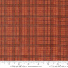Prairie Gatherings Flannels Mini Plaid Rust Orange - 49314 21F - Moda Fabrics - Nebraska Quilt Company - Prairie Gatherings Flannels Mini Plaid Rust Orange - 49314 21F - Moda Fabrics
