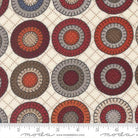 Prairie Gatherings Flannels Penny Cheater Porcelain White - 49301 11F - Moda Fabrics - Nebraska Quilt Company - Prairie Gatherings Flannels Penny Cheater Porcelain White - 49301 11F - Moda Fabrics