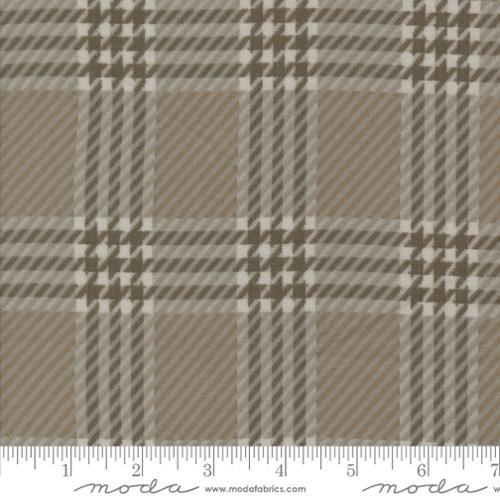 Prairie Gatherings FlannelsWindow Pane Plaid Etching Brown - 49313 13F - Moda Fabrics - Nebraska Quilt Company - Prairie Gatherings FlannelsWindow Pane Plaid Etching Brown - 49313 13F - Moda Fabrics