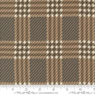Prairie Gatherings FlannelsWindow Pane Plaid Teak Brown - 49313 14F - Moda Fabrics - Nebraska Quilt Company - Prairie Gatherings FlannelsWindow Pane Plaid Teak Brown - 49313 14F - Moda Fabrics