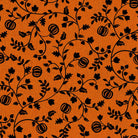 Pumpkin Grove Pumpkin Vines Orange and Black - MAS11184 - OJ - Maywood Studio - Nebraska Quilt Company - F261208