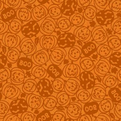 Pumpkin Grove Spooky Pumpkins Orange - MAS11182 - O - Maywood Studio - Nebraska Quilt Company - F261225