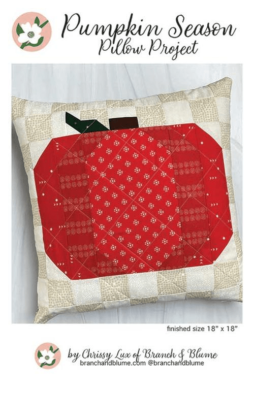 Pumpkin Season Pillow Quilt Pattern - Nebraska Quilt Company - PUB261897