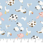 Quack Quack Moo Animal Toss Blue - 27819 - 42 - Northcott Fabrics - Nebraska Quilt Company - F2402079
