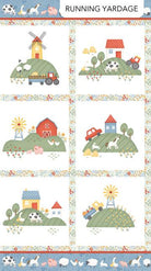 Quack Quack Moo Farm Squares Multi - DP27814 - 10 - Northcott Fabrics - Nebraska Quilt Company - F2402074