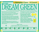 Quilters Dream Green Select Batting Sampler Case 9 Pieces - Nebraska Quilt Company - BC9GSAM