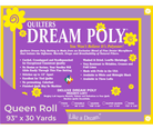 Quilters Dream Poly Deluxe Batting Queen Roll 93" x 30 Yards - Nebraska Quilt Company - Quilters Dream Poly Deluxe Batting Queen Roll 93" x 30 Yards