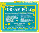 Quilters Dream Poly Request Batting Sampler Case 9 Pieces - Nebraska Quilt Company - BC9P3SAM