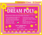 Quilters Dream Poly Select Batting Sampler Case 8 Pieces - Nebraska Quilt Company - BC8P4SAM