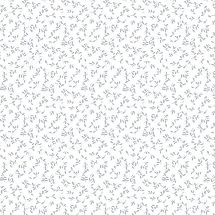 Quilter's Flour VI Ditsy Buds White on White - 1679 - 01W - Henry Glass & Co. - Nebraska Quilt Company - F260442