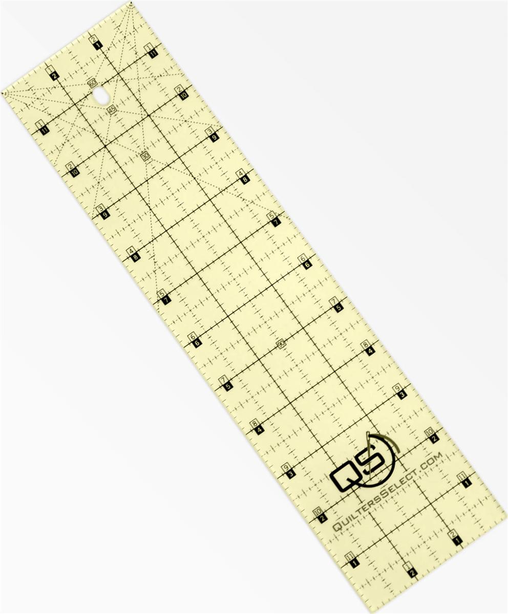 Quilter's Select Ruler 3" x 12" - Nebraska Quilt Company - NQS-RUL3X12