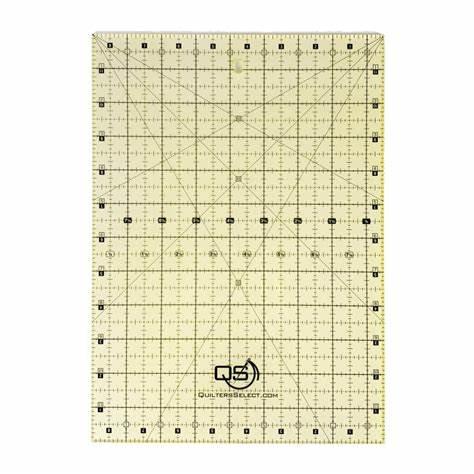 Quilter's Select Ruler 8.5" x 12" - Nebraska Quilt Company - NQS-RUL85X12