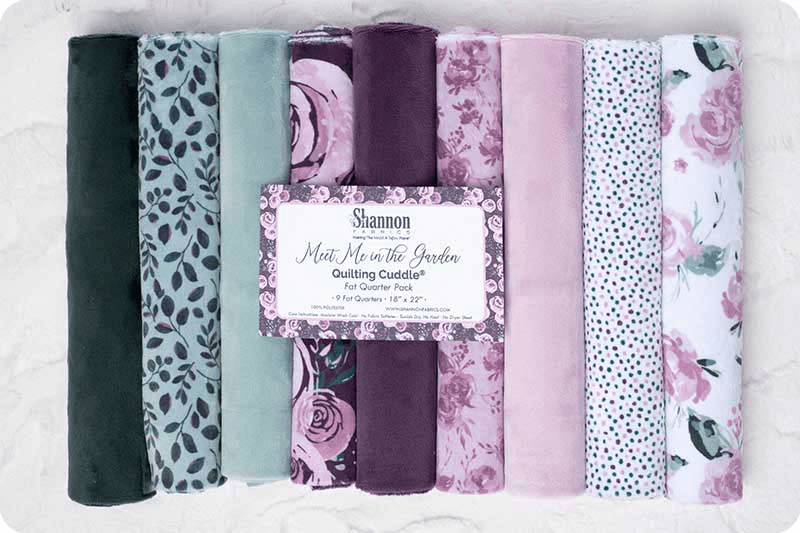 Quilting Cuddle® Fat Quarter Pack Meet Me in the Garden - Nebraska Quilt Company - Quilting Cuddle® Fat Quarter Pack Meet Me in the Garden