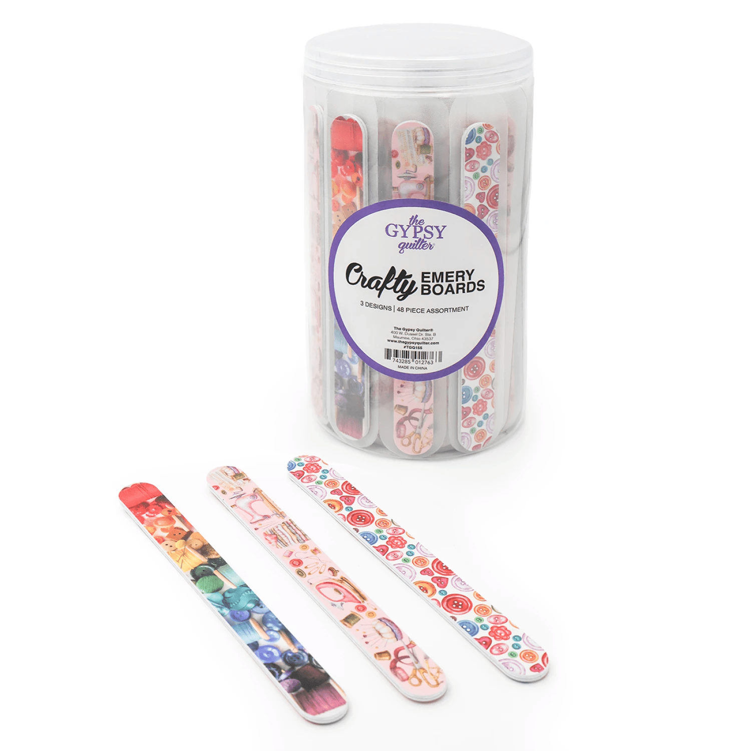 Quilty Emery Boards Assortment Quilt Notions - Nebraska Quilt Company - N260736