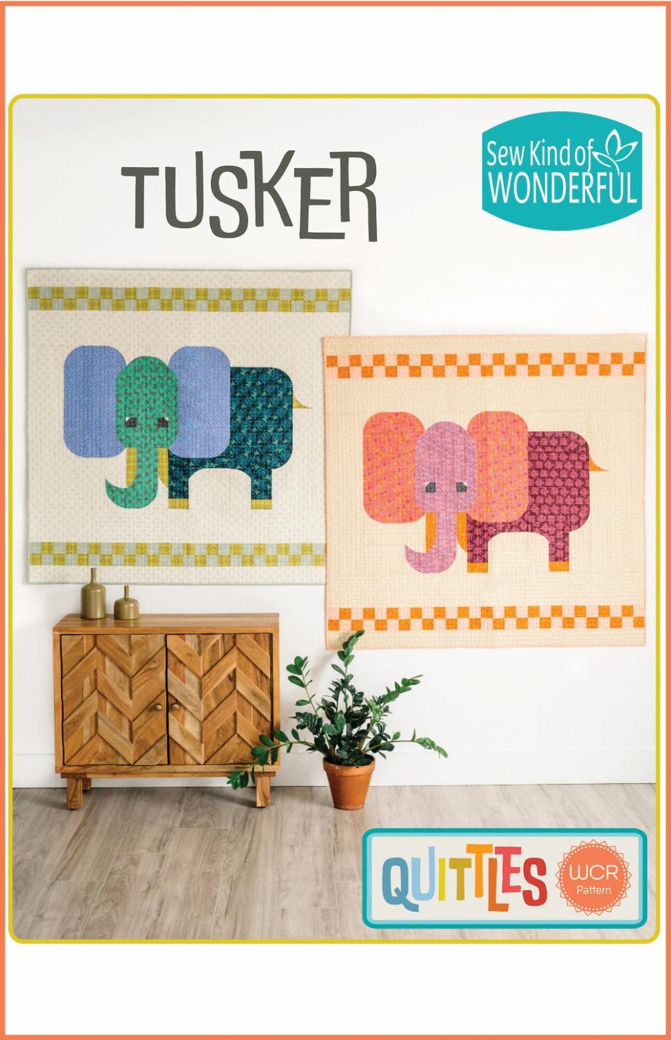 Quittles - Tusker Quilt Pattern - Nebraska Quilt Company - PUB2402619