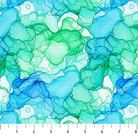 Radiant Rhapsody Aquatic Cool Blue - Nebraska Quilt Company - F261386