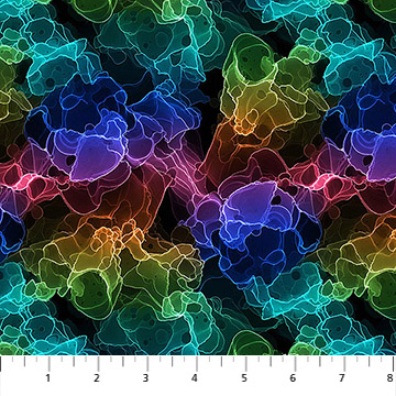 Radiant Rhapsody Electric Storm Multi - Nebraska Quilt Company - F261379