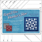 Rapid Fire Hunter's Star Large - Nebraska Quilt Company - N14816