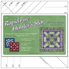 Rapid Fire Hunter's Star Petite - Nebraska Quilt Company - N12566