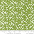 Raspberry Summer Blossom Small Floral Fresh Grass Light Green - 37693 18 - Moda Fabrics - Nebraska Quilt Company - F2401300