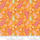 Raspberry Summer Paisley Apricot Orange - 37691 14 - Moda Fabrics - Nebraska Quilt Company - F2401290