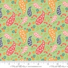 Raspberry Summer Paisley Mint Green - 37691 15 - Moda Fabrics - Nebraska Quilt Company - F2401291