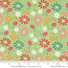 Raspberry Summer Spring Berries Florals Mint Multi - 37690 15 - Moda Fabrics - Nebraska Quilt Company - F2401287