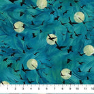 Raven's Call Flying Ravens Teal - DP28948 - 66 - Northcott Fabrics - Nebraska Quilt Company - F260958