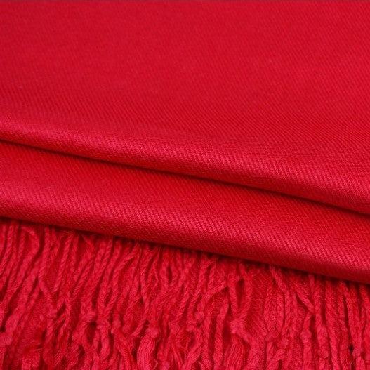 Red Pashmina Scarf - Nebraska Quilt Company - N2501550