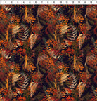 Reflections of Autumn Shadow Ferns Multi - 1 Yard Left - Verified! - Nebraska Quilt Company - F01370