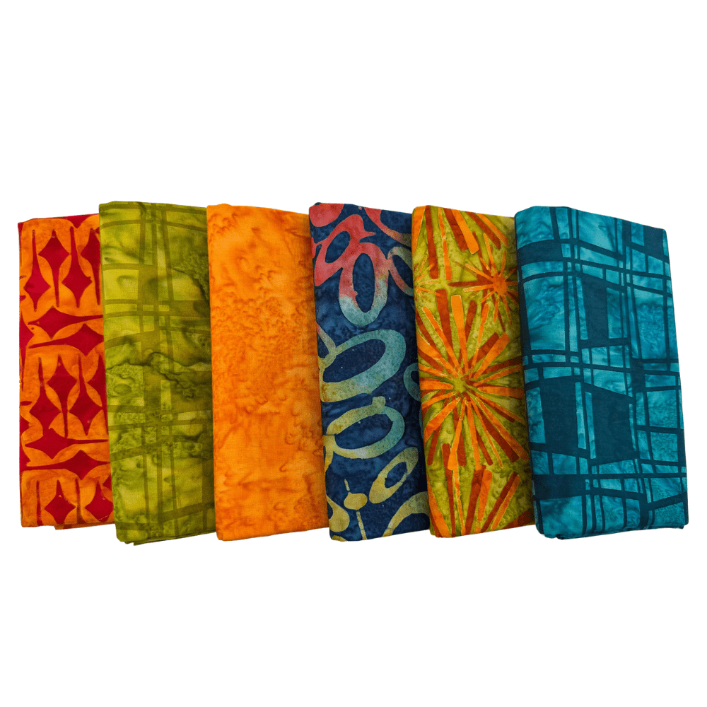 Retro Revival 2 Half Yard Bundle Multi 6 Pieces - Nebraska Quilt Company - PC260767