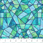 Risen Stained Glass Turquoise Multi - DP28661 - 64 - Northcott Fabrics - Nebraska Quilt Company - F251571