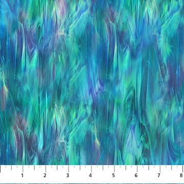 Risen Texture Turquoise Multi - DP28664 - 66 - Northcott Fabrics - Nebraska Quilt Company - F251577