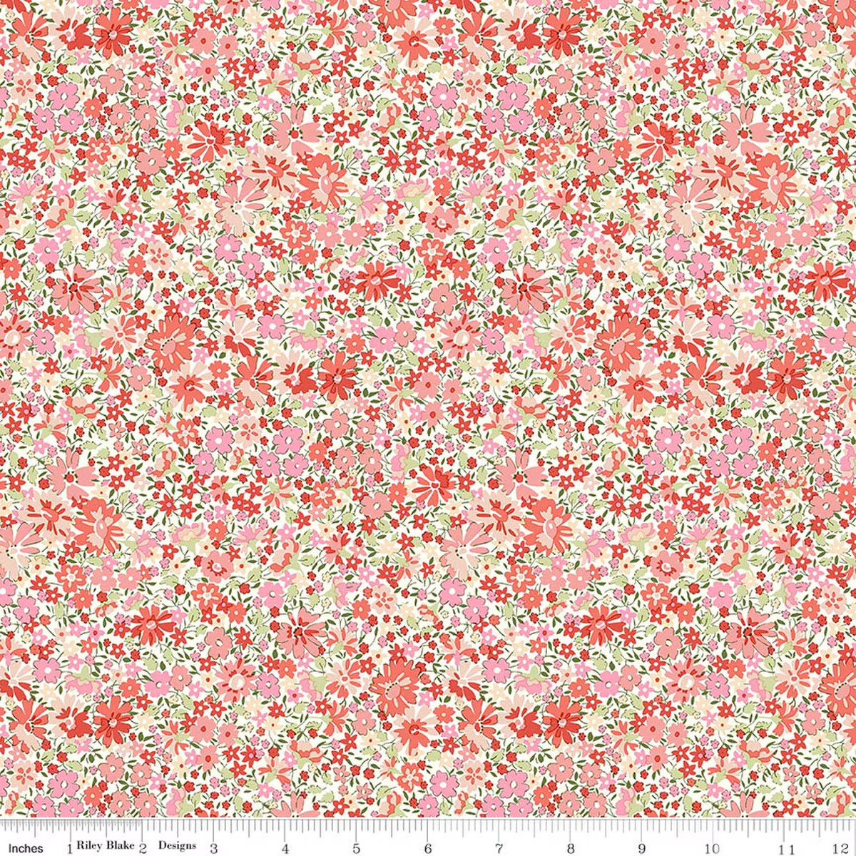 Romantic Florals Velasco Meadow C Multi - 01667533C - Riley Blake Designs - Nebraska Quilt Company - F261533