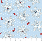 Rudolph The Red-Nosed Reindeer Bumble Light Blue - RD1007-42 - Northcott Fabrics - Nebraska Quilt Company - F261498