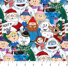 Rudolph The Red-Nosed Reindeer Characters Multi - RD1000-10 - Northcott Fabrics - Nebraska Quilt Company - F261490